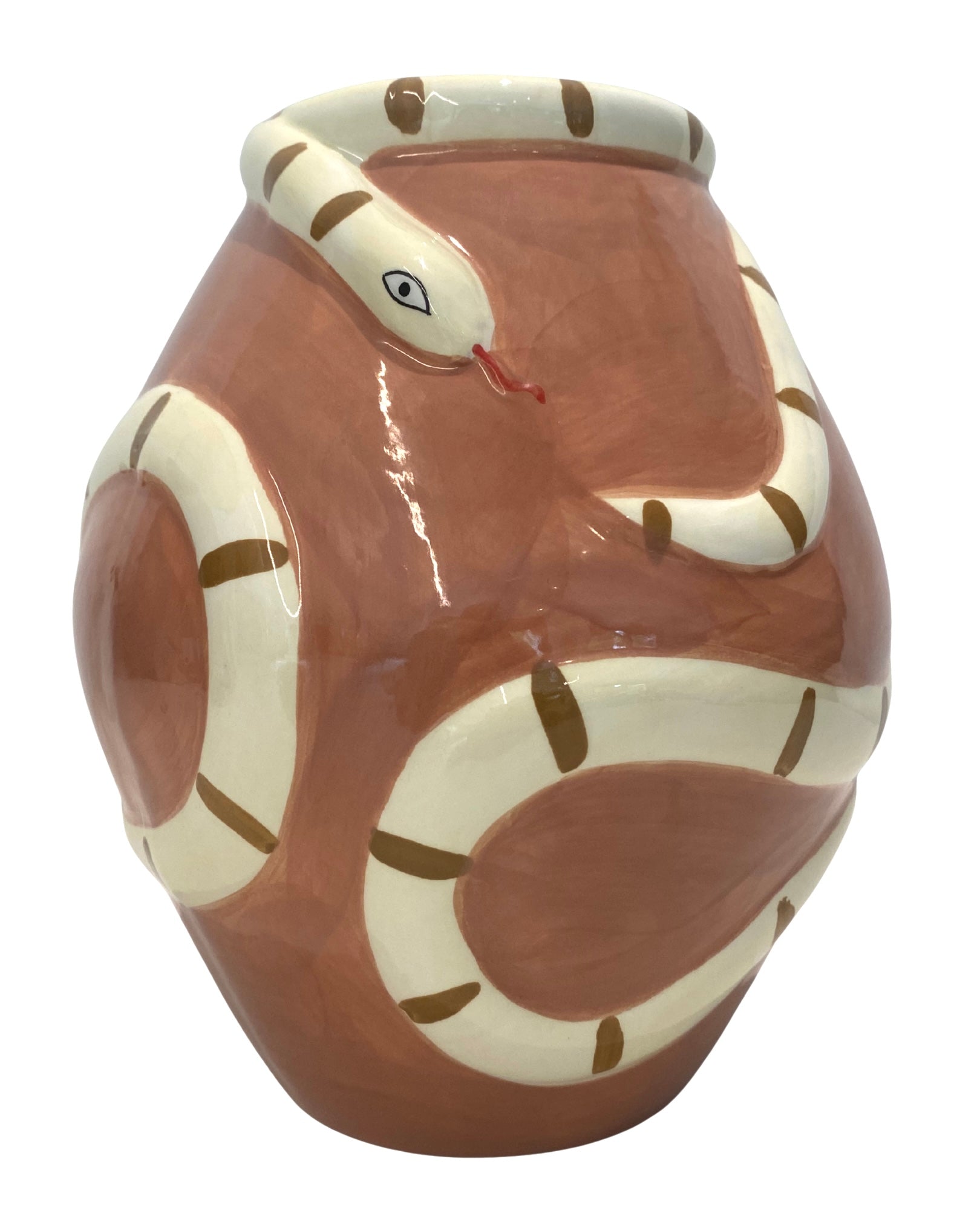 Grand vase serpent