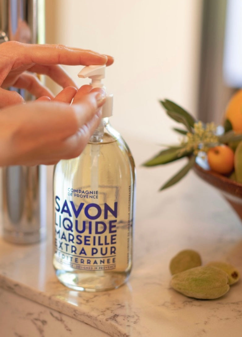 Savon Liquide Marseille Extra Pur Méditerranée – Compagnie de Provence – 495 ml